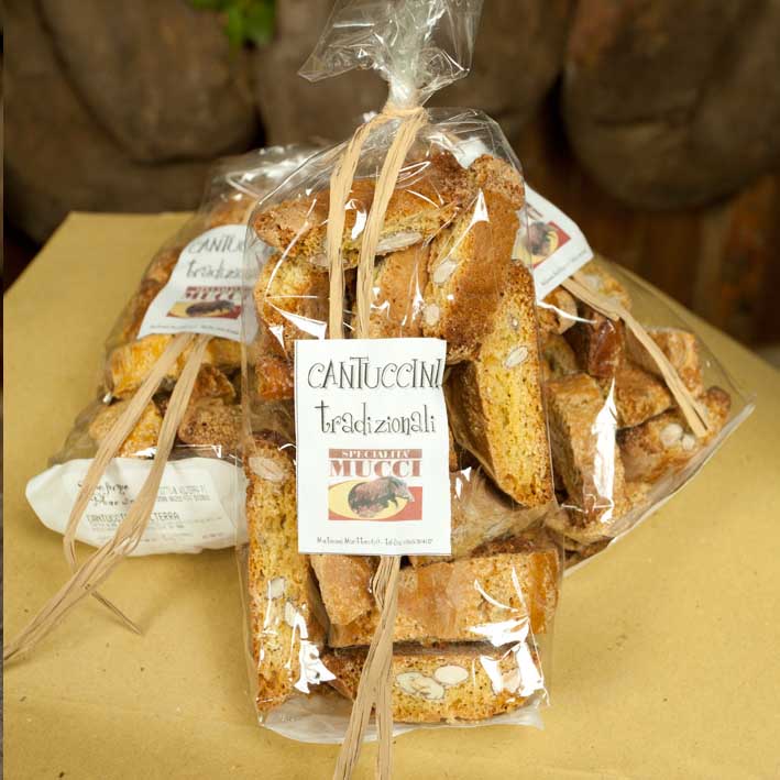 Cantuccini Tipici con Mandorle selezionati da Specialità Mucci e Staccioli - Monteverdi