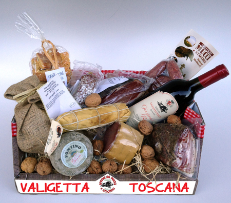 Valigetta con prodotti selezionati da Specialità Mucci e Staccioli - Monteverdi